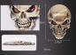 Preview: 3D Totenkopf Metall