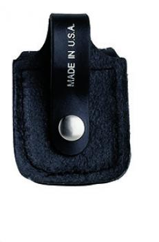 Ledertasche schwarz + Schlaufe