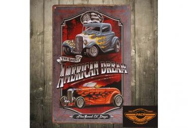 Hot Rod American Dream US-CAR Metallschild