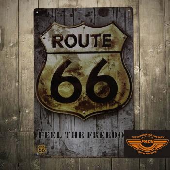 Vintage Route 66 Metallschild