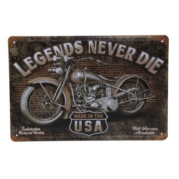 Legends Never Die  Metallschild