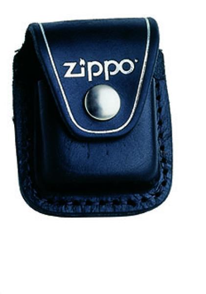 Ledertasche schwarz + Clip