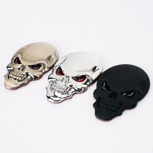 3D Totenkopf Metall