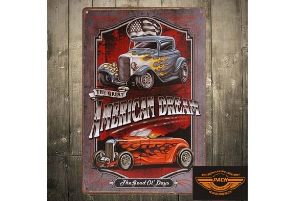 Hot Rod American Dream US-CAR Metallschild
