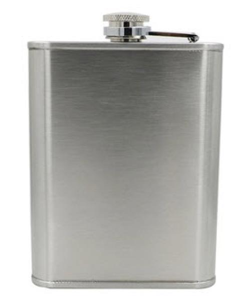 Flachmann mit Ziegarettenetui (6OZ)